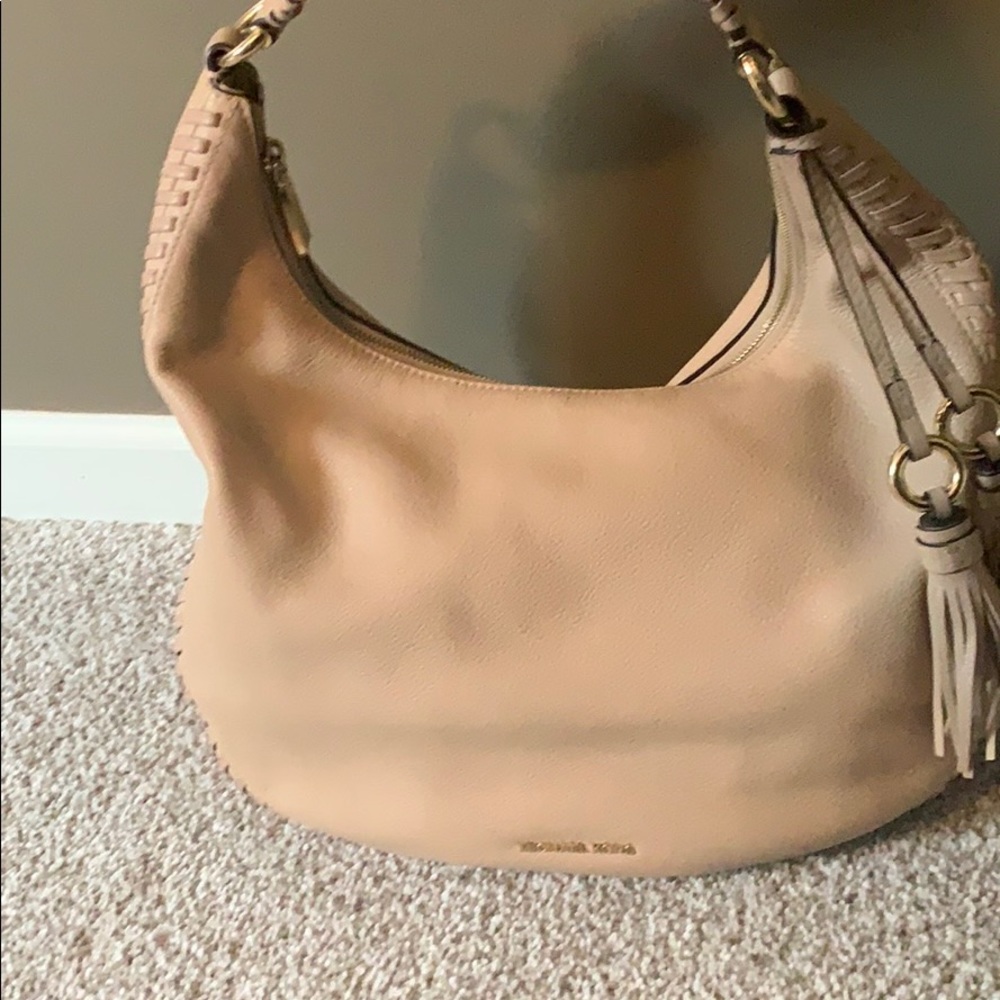 MK blush pink bag with gold hardware.